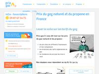 prix du gaz naturel