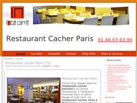 Détails : Restaurant cacher animations Paris